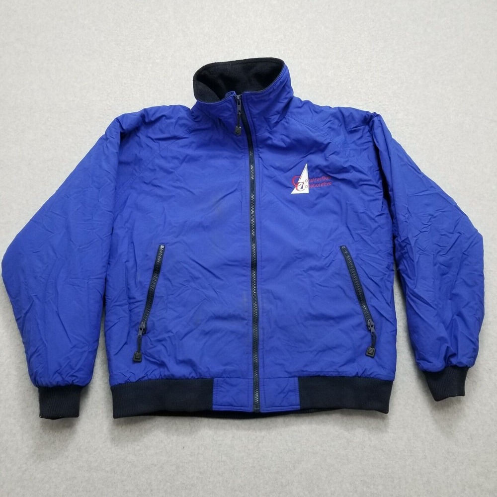 WearGard Jacket Mens‎ Large Blue Full Zip Pockets